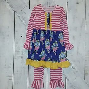 Tunic with matching leggings size 7